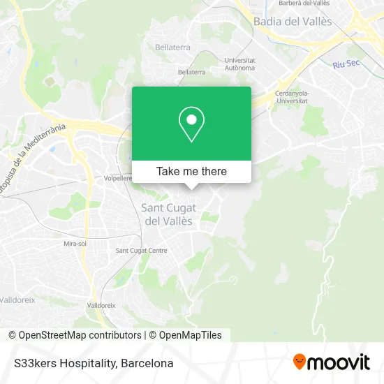 S33kers Hospitality map