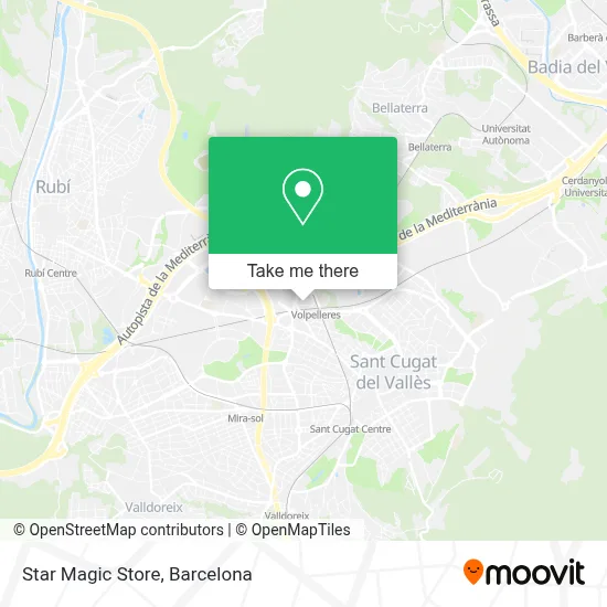 Star Magic Store map