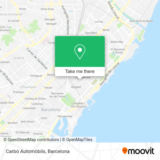 Carbó Automòbils map