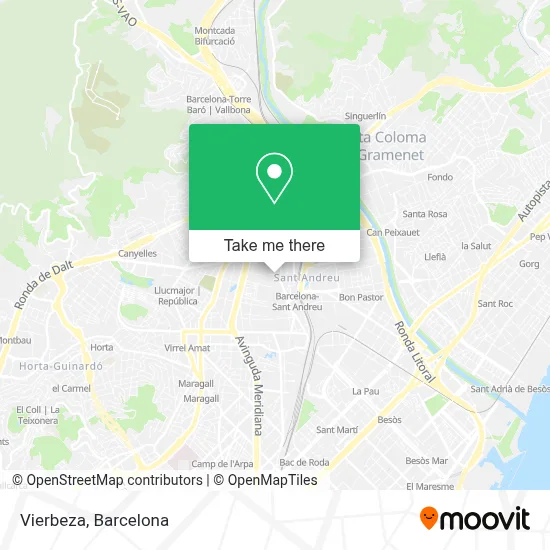 Vierbeza map