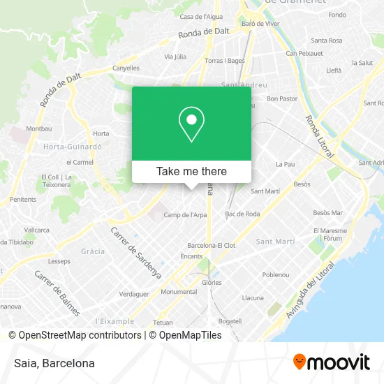 Saia map
