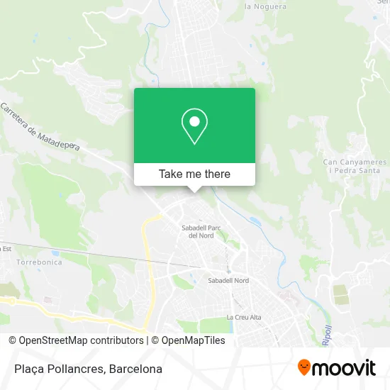 Plaça Pollancres map
