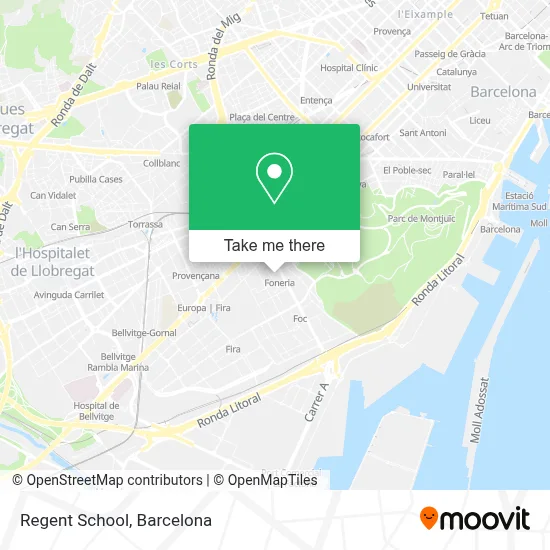 Regent School map