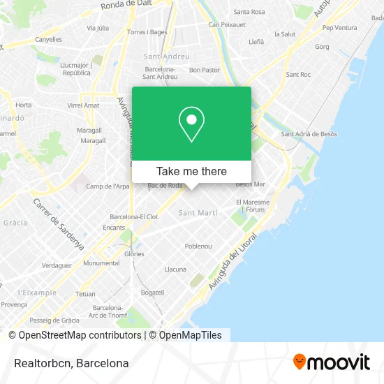 Realtorbcn map