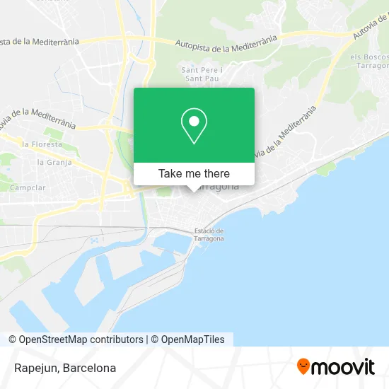 mapa Rapejun