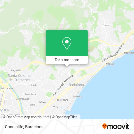 Condislife map