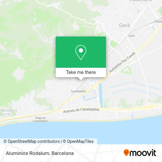 Aluminios Rodalum map
