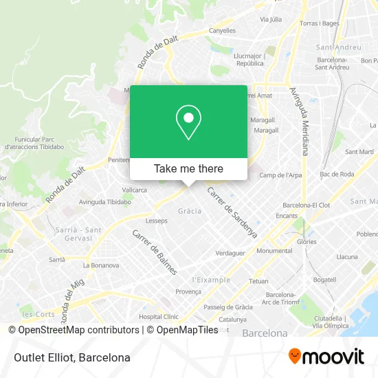 Outlet Elliot map