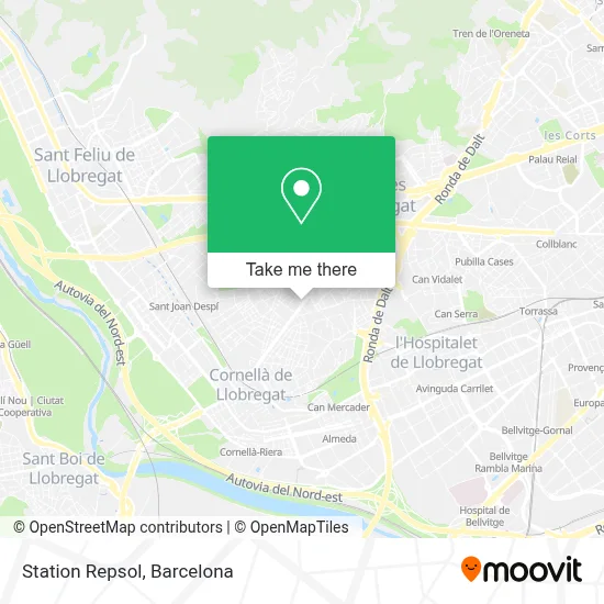Station Repsol map