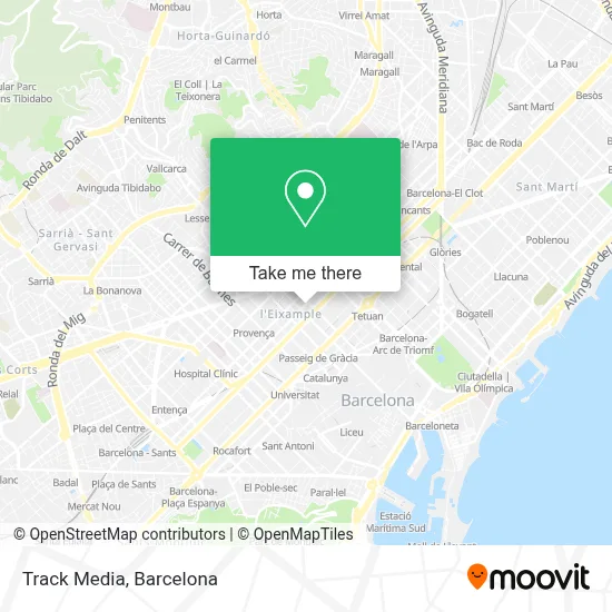 Track Media map