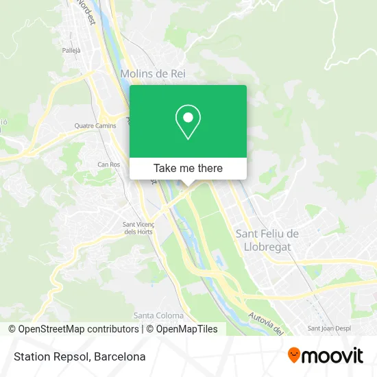 Station Repsol map