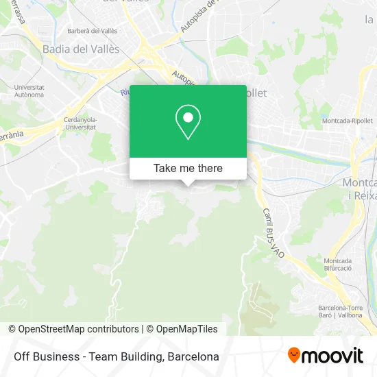 Off Business - Team Building map