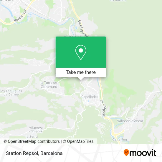Station Repsol map