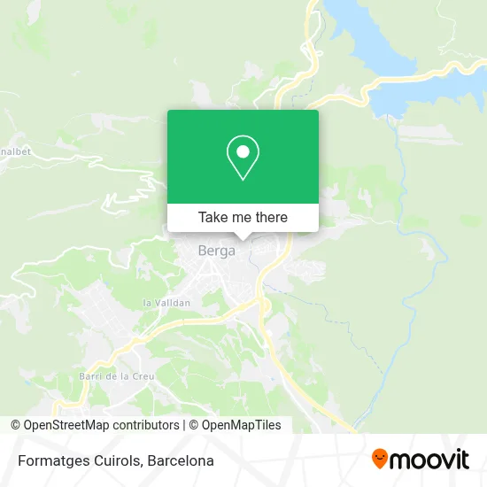 Formatges Cuirols map
