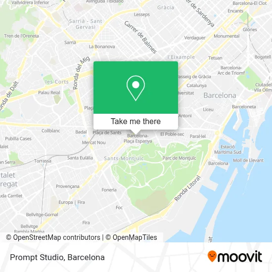 Prompt Studio map