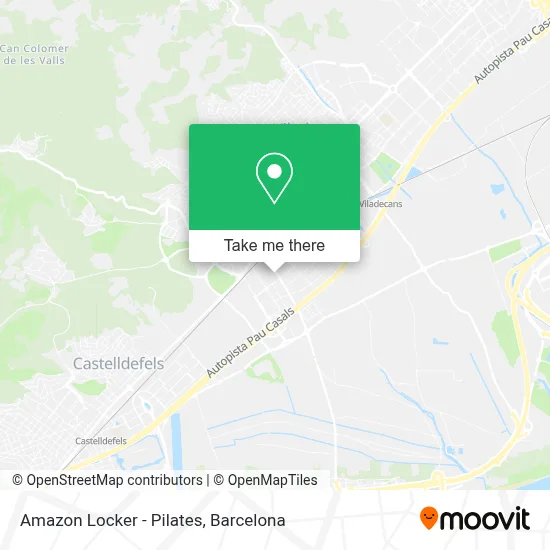 Amazon Locker - Pilates map