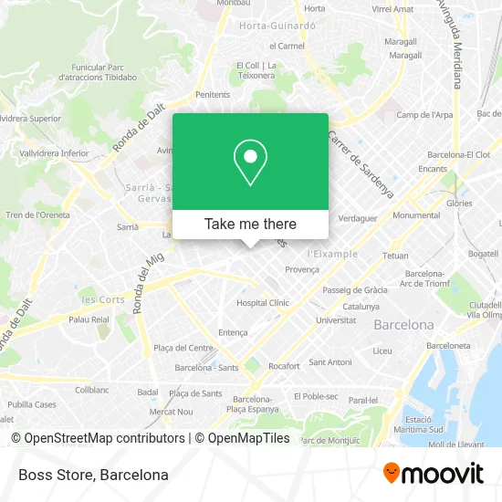 Boss Store map