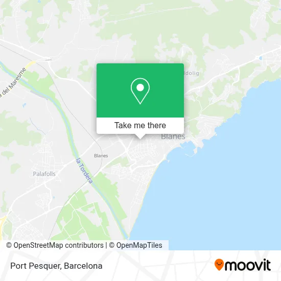 Port Pesquer map