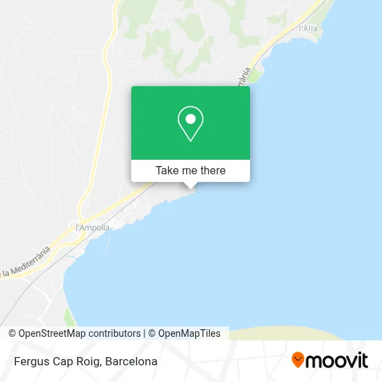 Fergus Cap Roig map