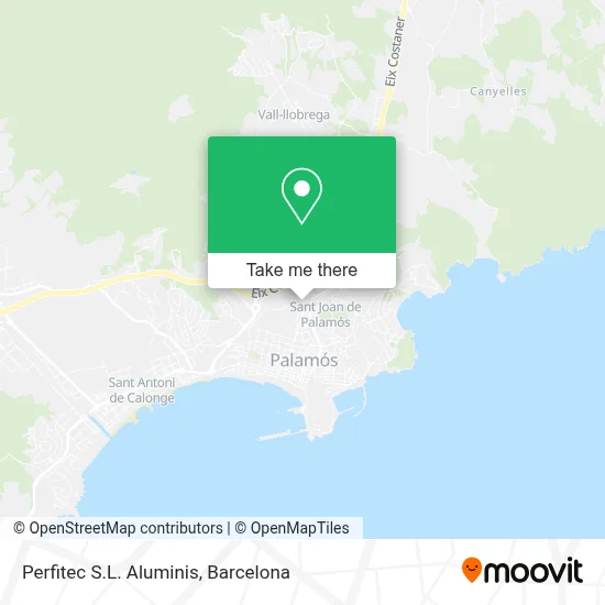 Perfitec S.L. Aluminis map