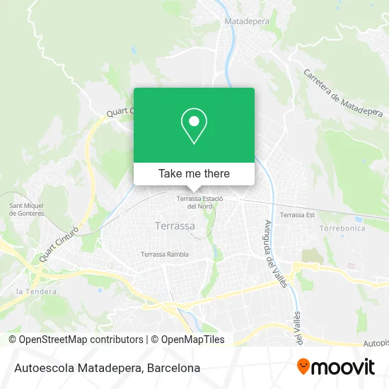 Autoescola Matadepera map