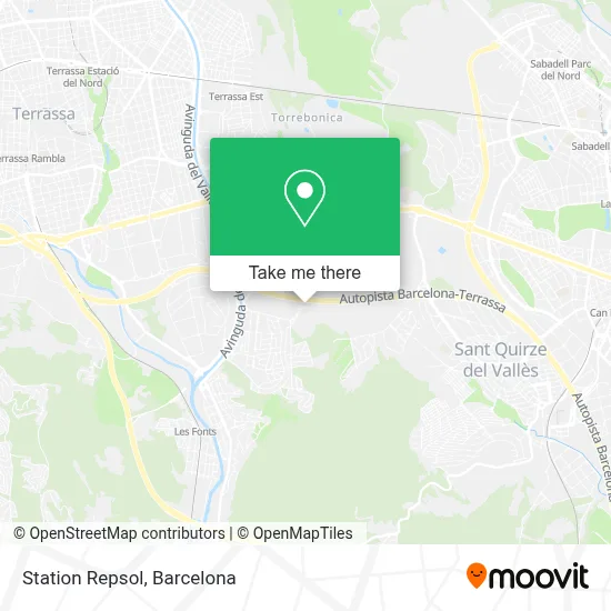 Station Repsol map