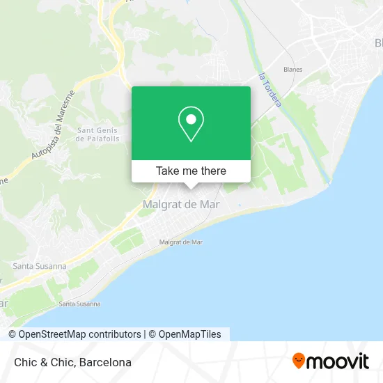 Chic & Chic map