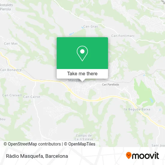 Ràdio Masquefa map