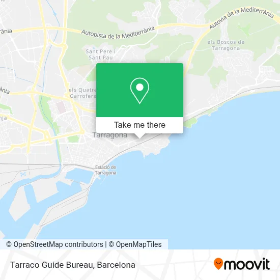 Tarraco Guide Bureau map
