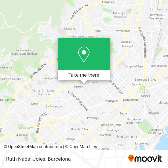 Ruth Nadal Joies map