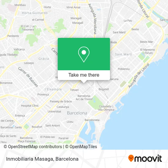 Inmobiliaria Masaga map