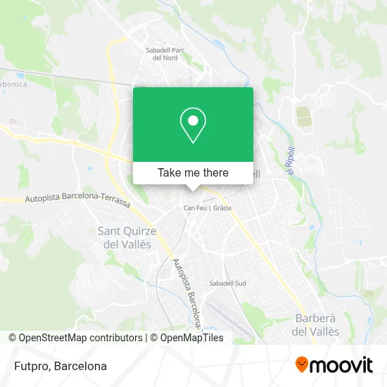 Futpro map