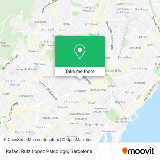 Rafael Ruiz Lopez Psicologo map