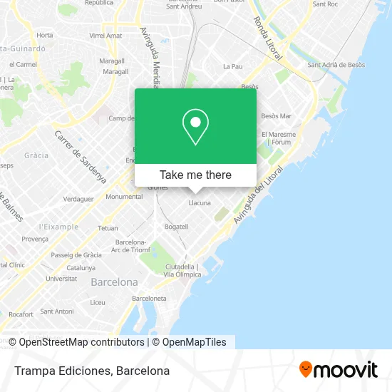 Trampa Ediciones map