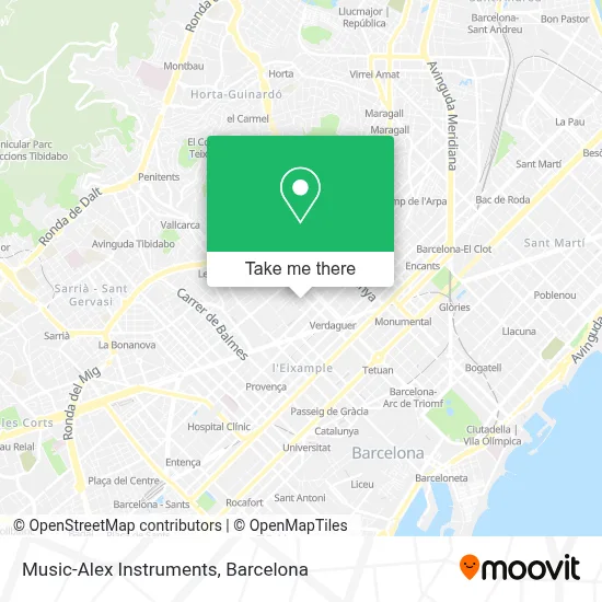 Music-Alex Instruments map