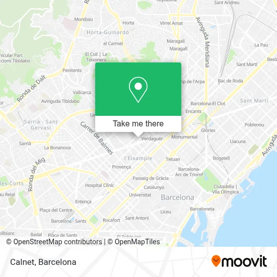 Calnet map