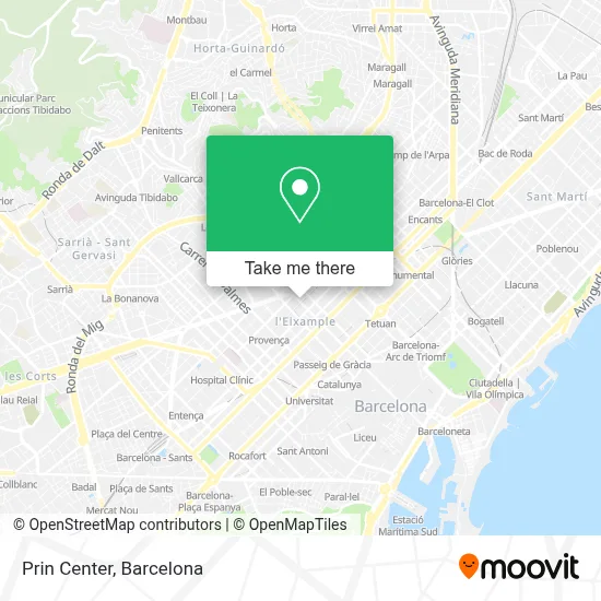 Prin Center map