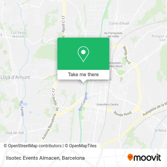 Ilsotec Events Almacen map