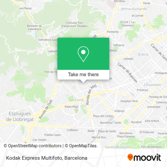 Kodak Express Multifoto map