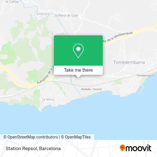Station Repsol map