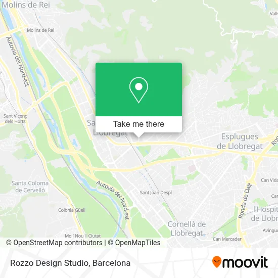 Rozzo Design Studio map