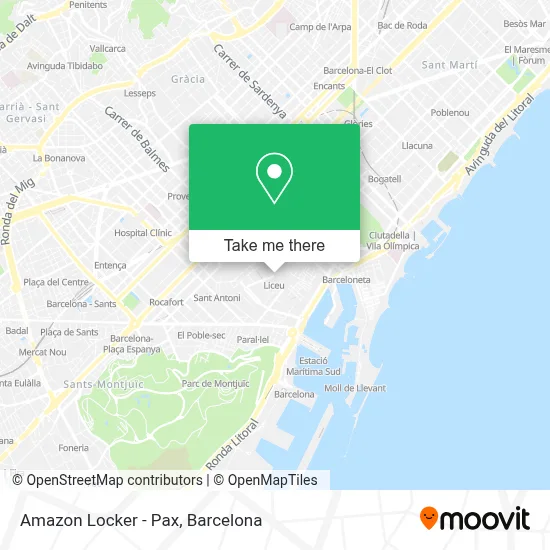 Amazon Locker - Pax map