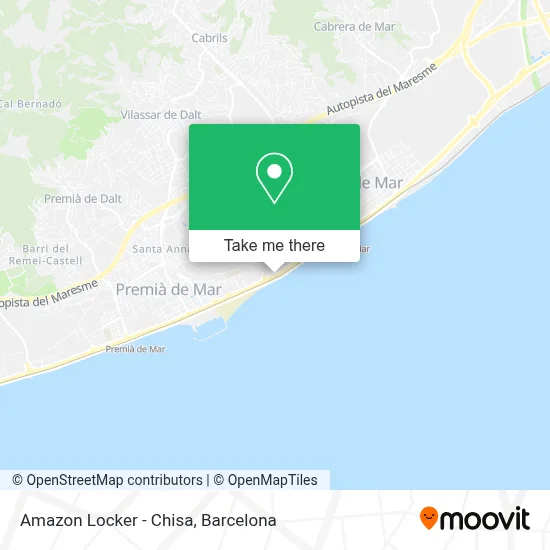 Amazon Locker - Chisa map