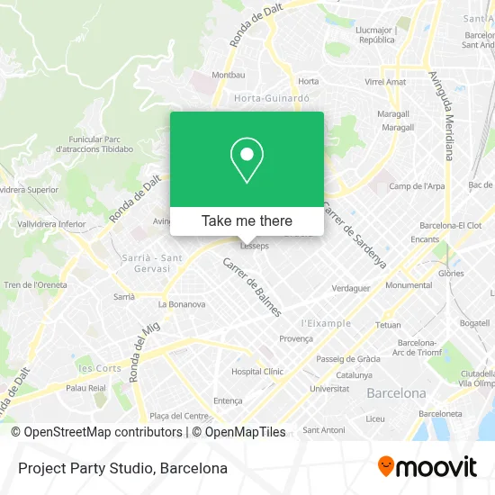 Project Party Studio map