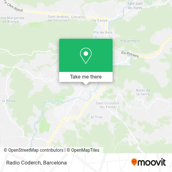Radio Coderch map