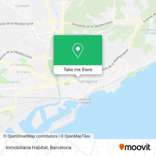 Inmobiliaria Habitat map
