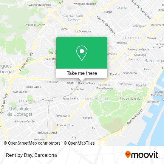 Rent by Day map