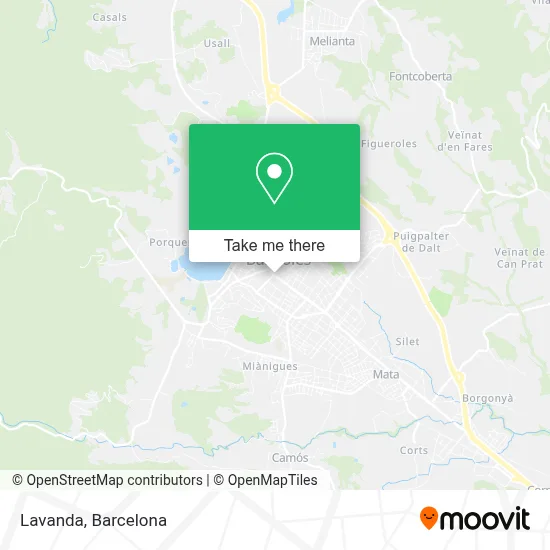 Lavanda map
