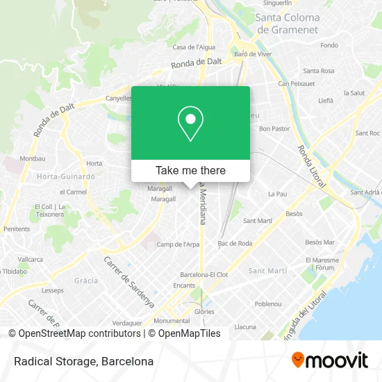 Radical Storage map