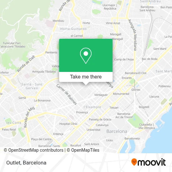 Outlet map